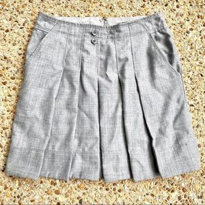 Anthro Elevenses Wool Pleated Lined Skirt 6